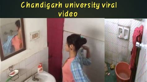 Chandigarh University: A bathroom video。